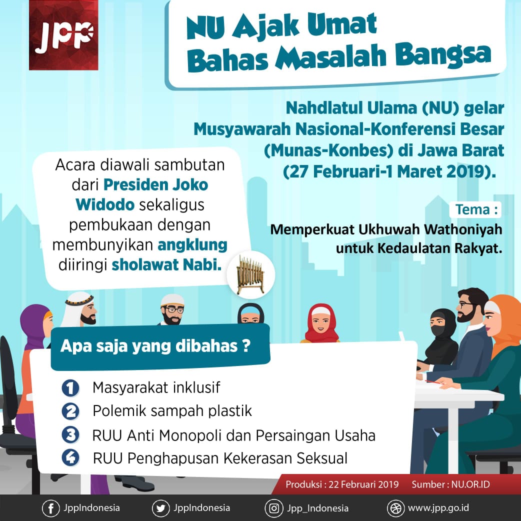 NU Ajak Umat Bahas Masalah Bangsa - 20190227